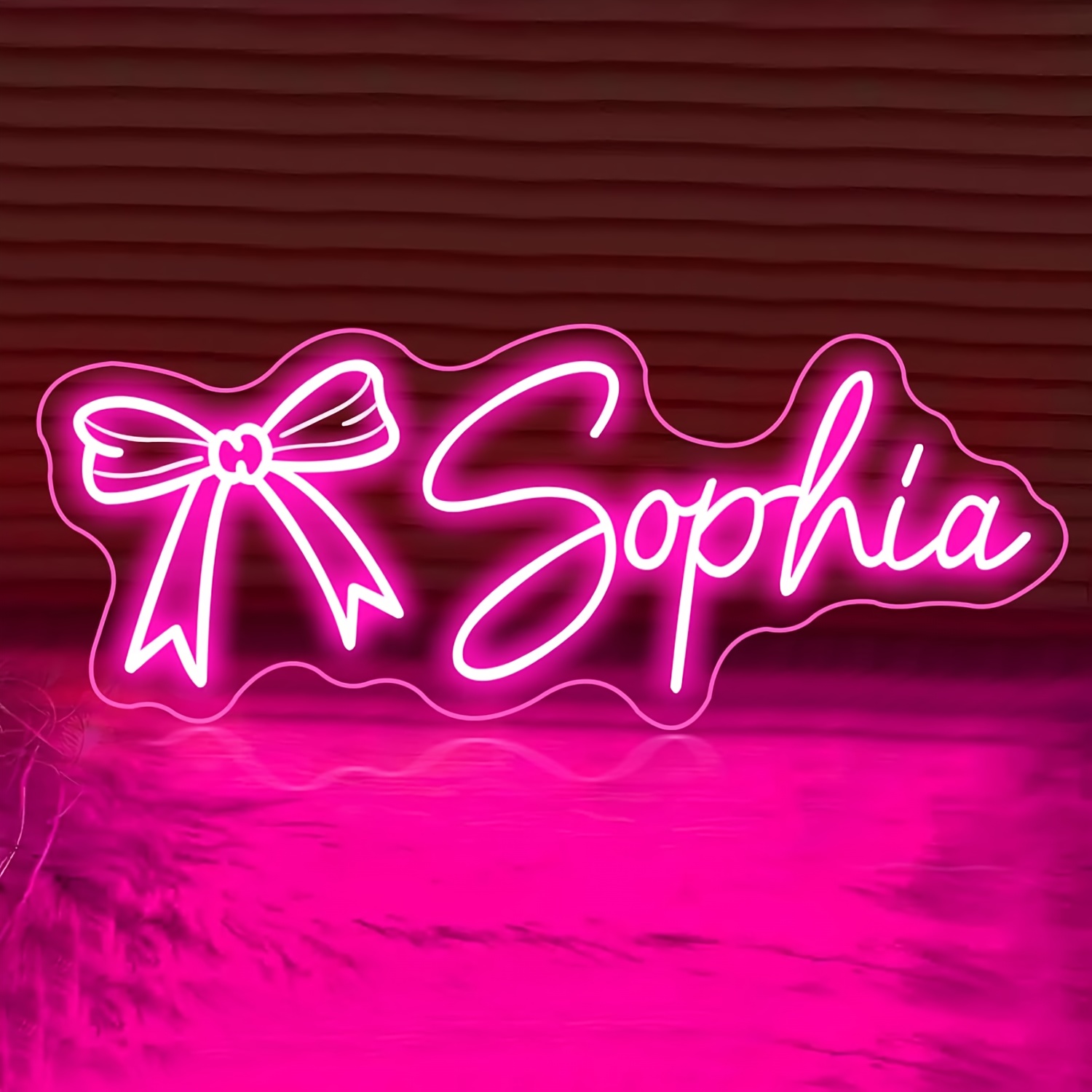 Neon Sign Custom Led - ป้ายไฟนีออน LED แบบกำหนดเอง, ของตกแต่งแขวนประตู/ผนังสำหรับห้อง/งานปาร์ตี้/งานแต่งงาน/วันเกิด/วันครบรอบ/วันหยุด, ของตกแต่งห้อง, ของตกแต่งบ้าน