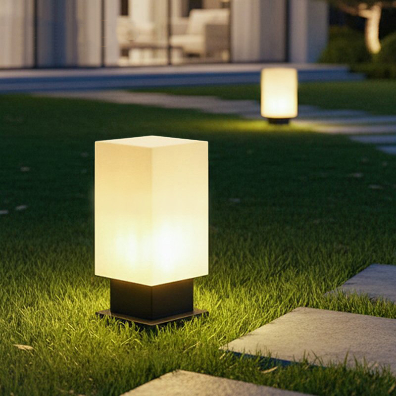 Decor Lighting Floor Lamps - โคมไฟตั้งพื้นเรืองแสง ไฟ LED พลังงานแสงอาทิตย์สำหรับสนามหญ้า ไฟกลางแจ้งแบบไม่ใช้พลังงานแสงอาทิตย์ โคมไฟสวนกลางแจ้ง