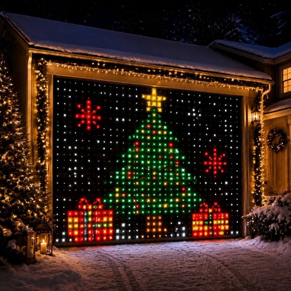 Fairy Light Curtain - ไฟม่าน LED RGB อัจฉริยะ ควบคุมผ่านแอปพลิเคชันบลูทูธ ไฟประดับแบบพิกเซลสำหรับตกแต่งหน้าต่างในช่วงเทศกาล