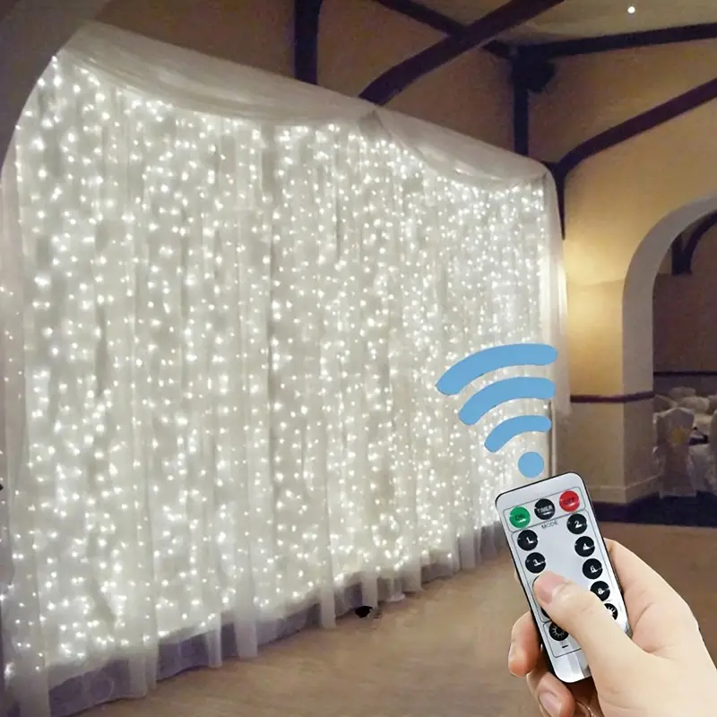 Fairy Light Curtain - 3/4/6m ผ้าม่านไฟ LED String Garland USB