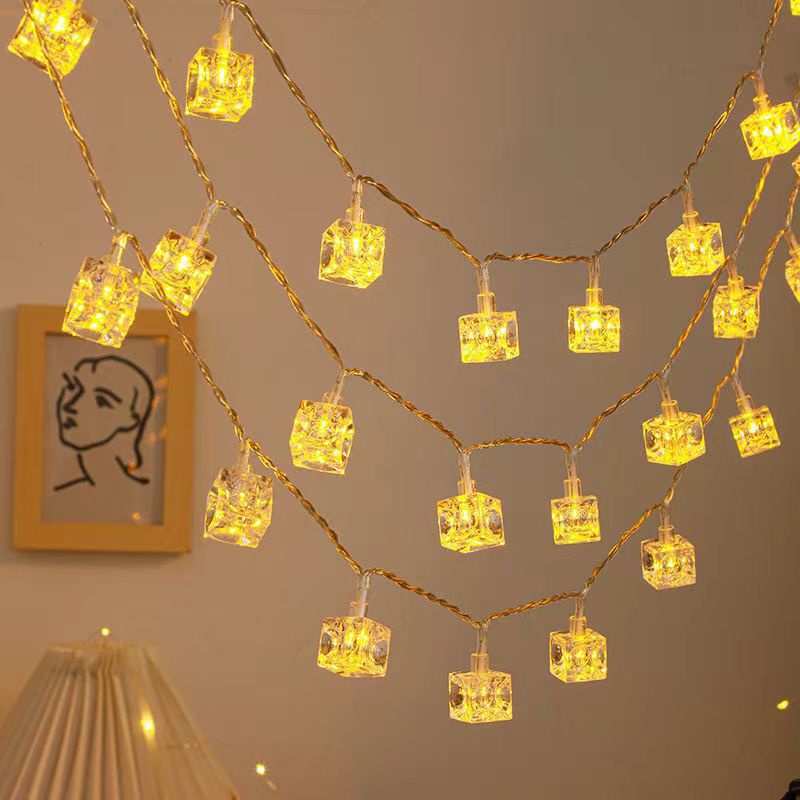 Fairy Light Curtain - ไฟประดับหลากสีแบบสายรุ้ง ไฟตกแต่งห้อง ไฟม่าน ไฟงานแต่งงาน ไฟงานวันเกิดเด็กผู้หญิง