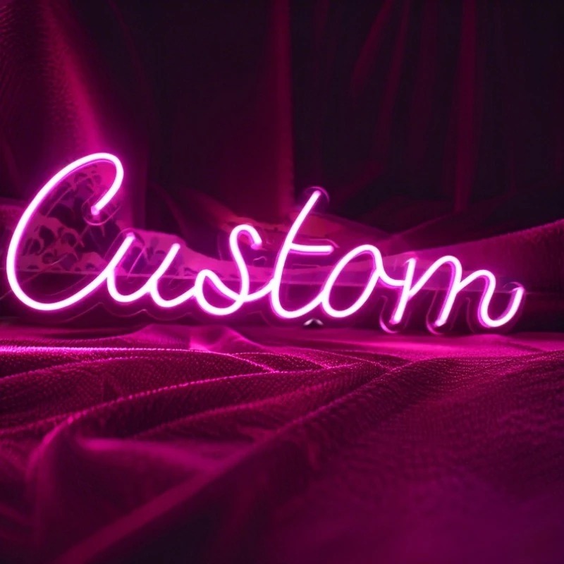 Neon Sign Custom Led - Custom ชื่อป้ายนีออน - USB หรี่แสงได้ LED
