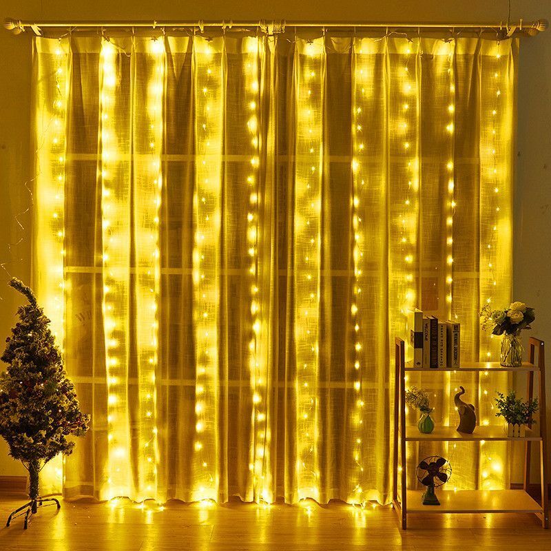 USB LED Curtain String Lights  - Fairy Light Curtain บทวิจารณ์และราคา