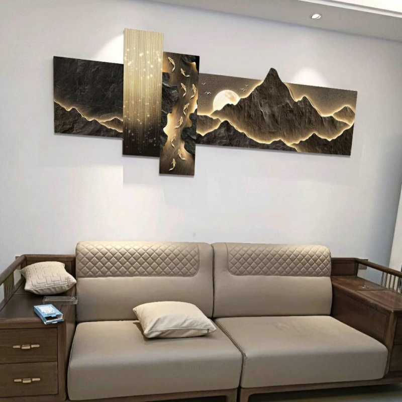 ภาพตกแต่งห้องนั่งเล่นสไตล์จีนส - Lighting Decoration On Wall บทวิจารณ์และราคา