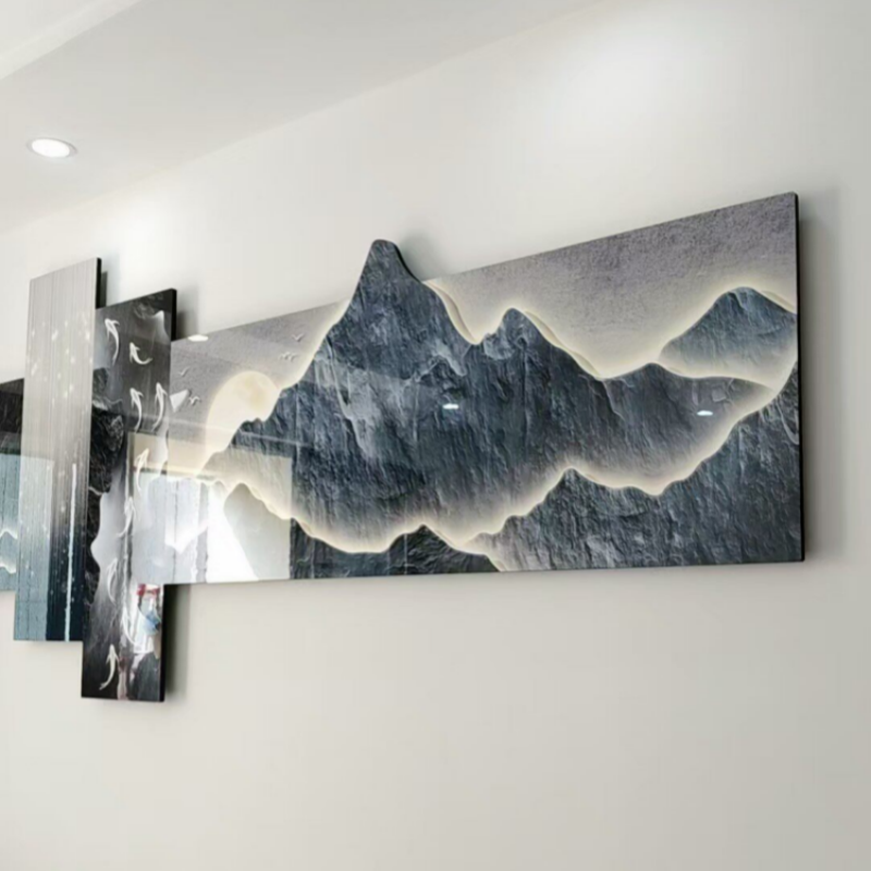 ภาพตกแต่งห้องนั่งเล่นสไตล์จีนส - Lighting Decoration On Wall บทวิจารณ์และราคา