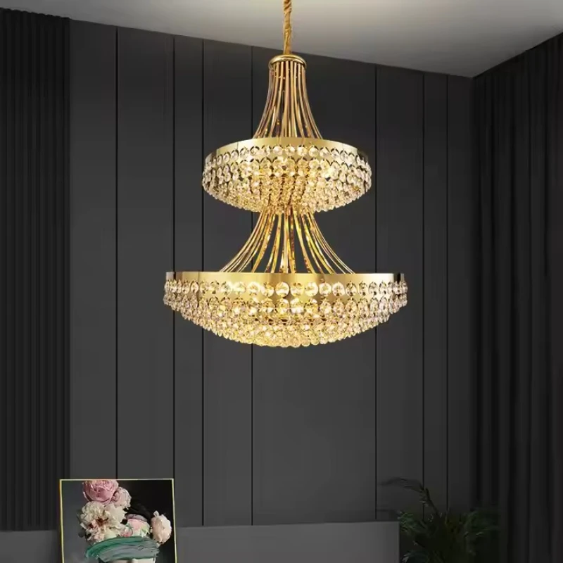 โคมไฟระย้าคริสตัลทรงกลมสีทองหร - Decor Lighting Sales บทวิจารณ์และราคา