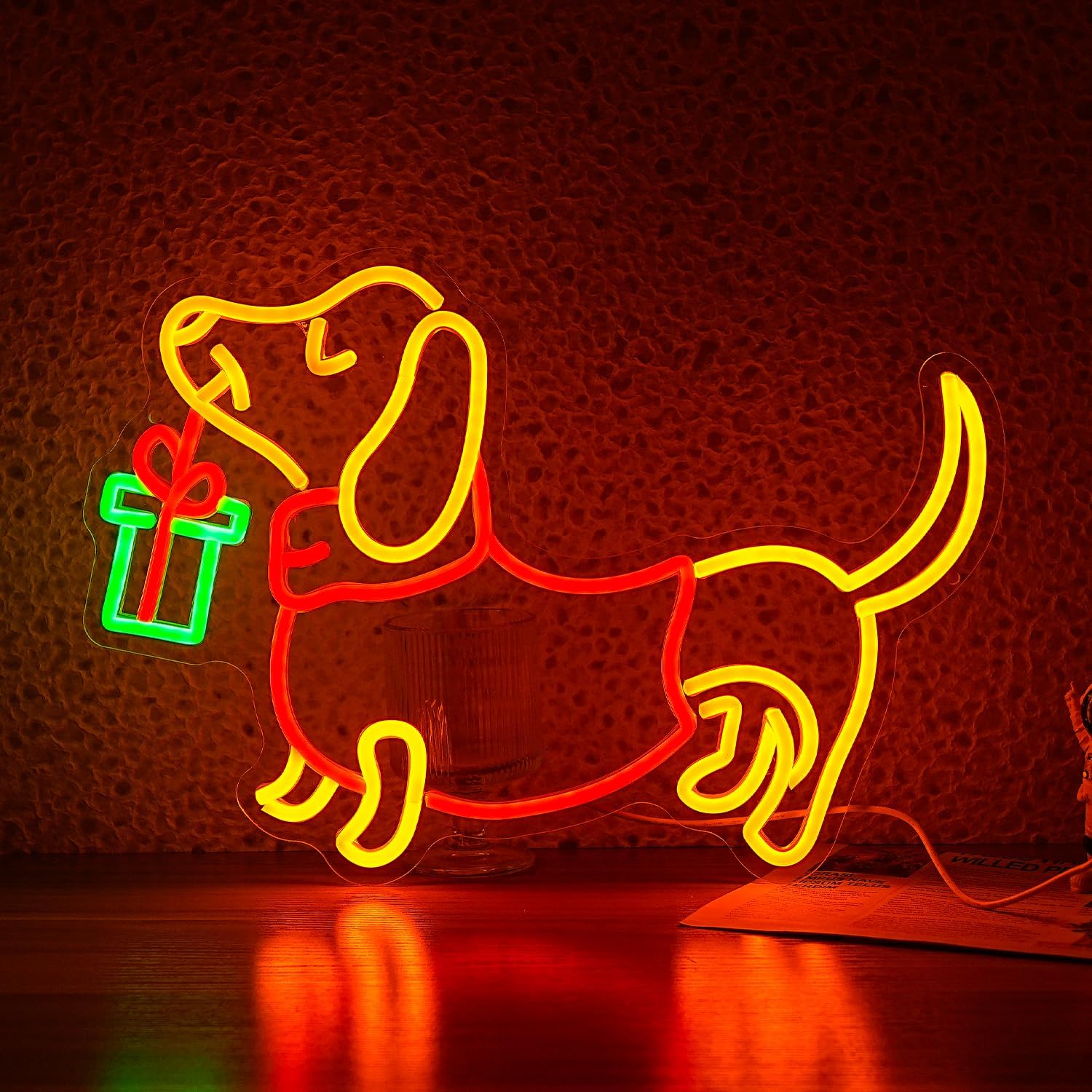 ไฟนีออนรูปสุนัขดัชชุนด์แบบหรี่ - Lighting Decoration Ideas For Home บทวิจารณ์และราคา