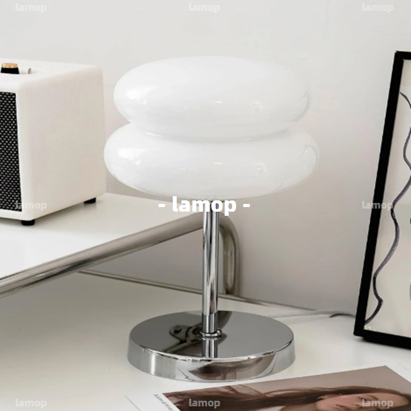 โคมไฟตั้งโต๊ะทรงกลมสีครีม Bauh - Lighting Decor In Room บทวิจารณ์และราคา