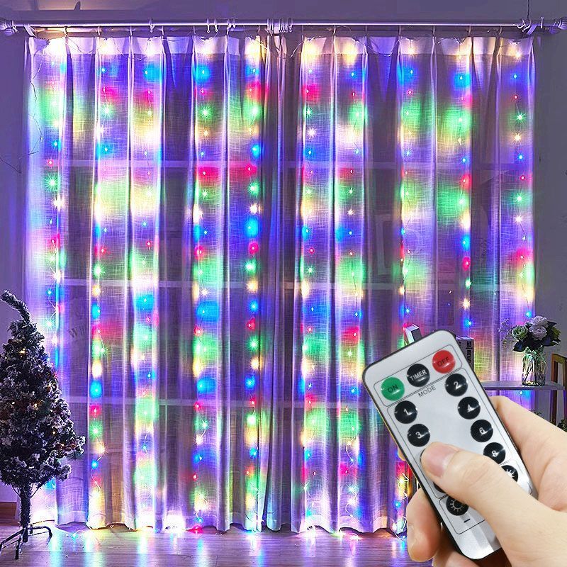 ไฟประดับ LED แบบม่าน ใช้พลังงา - Fairy Light Curtain บทวิจารณ์และราคา