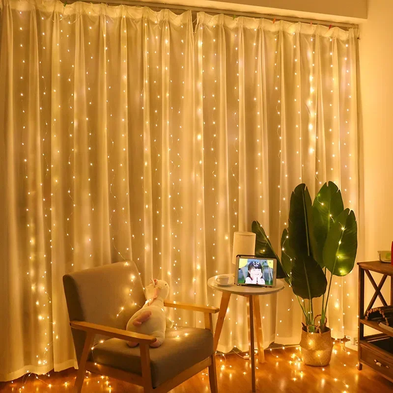 ไฟประดับม่าน LED ความยาว 3/4/6 - Fairy Light Curtain บทวิจารณ์และราคา