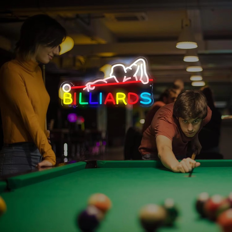 ป้ายไฟนีออนบิลเลียด ไฟ LED บิล - Neon Sign Custom Led บทวิจารณ์และราคา