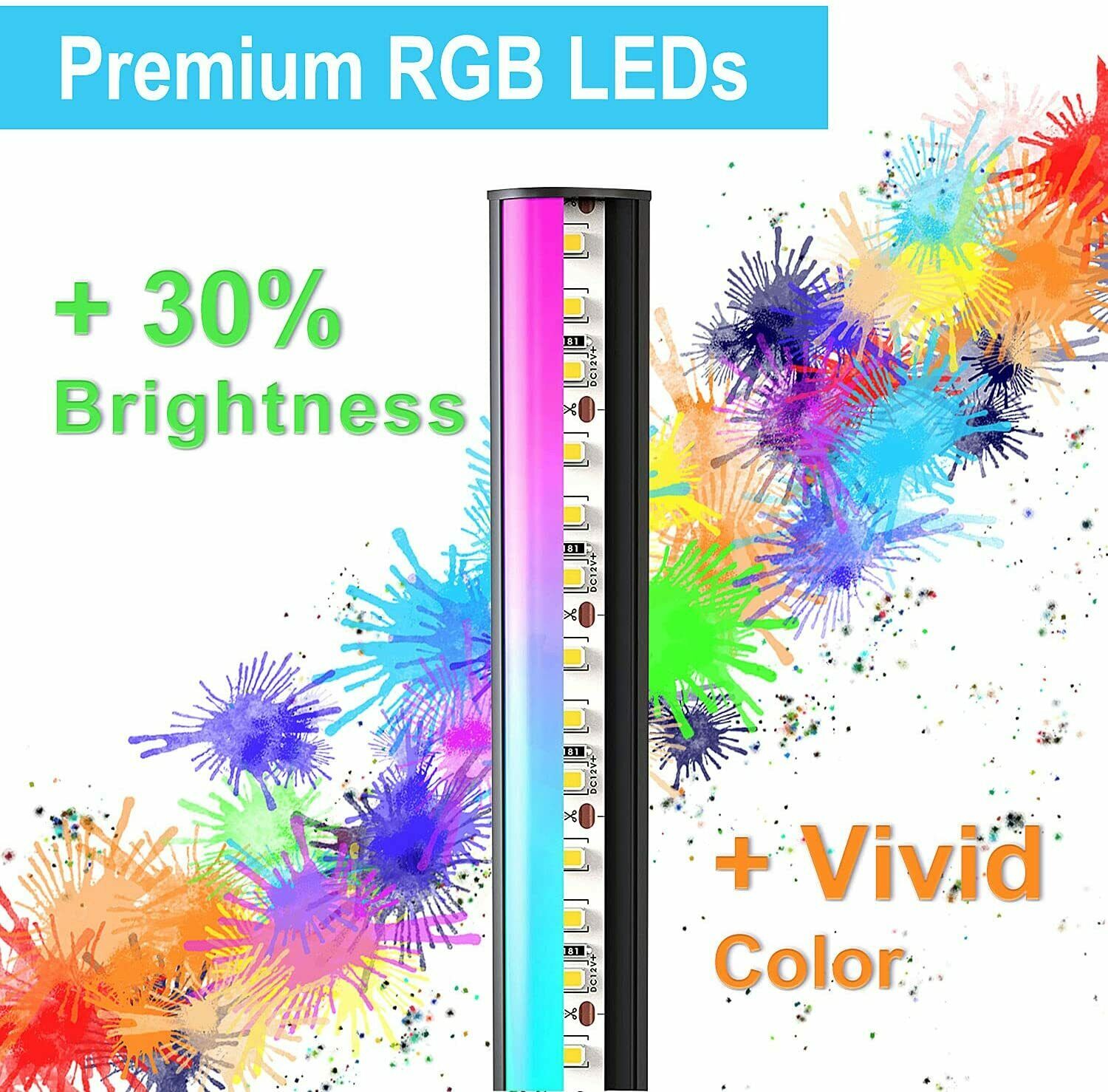 โคมไฟ RGB LED เข้ามุมแบบทันสมั - Decor Lighting Floor Lamps บทวิจารณ์และราคา