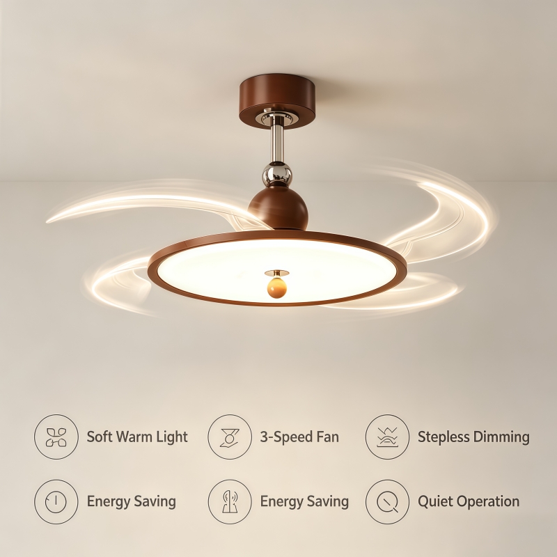 พัดลมเพดานใบพัดแบบยืดหดได้ พร้ - Lighting Decoration On Wall บทวิจารณ์และราคา