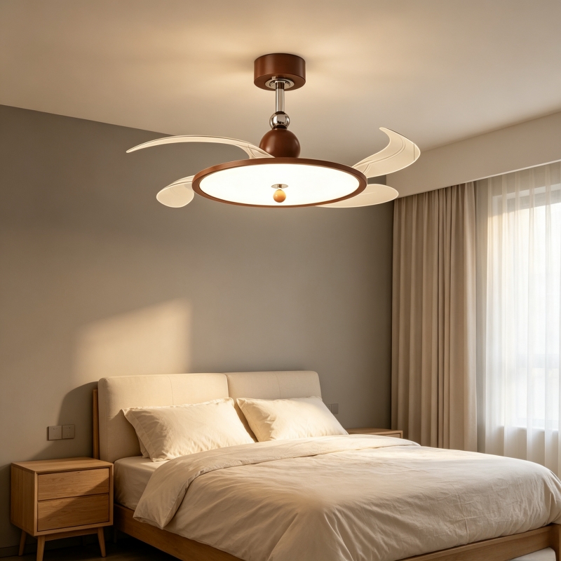 พัดลมเพดานใบพัดแบบยืดหดได้ พร้ - Lighting Decoration On Wall บทวิจารณ์และราคา
