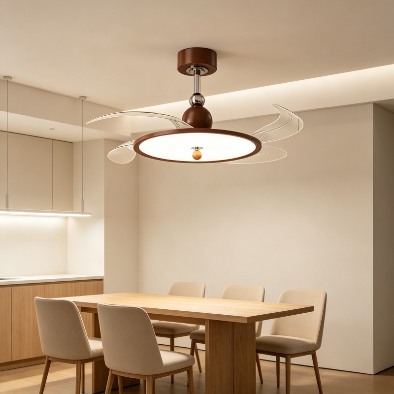 พัดลมเพดานใบพัดแบบยืดหดได้ พร้ - Lighting Decoration On Wall บทวิจารณ์และราคา