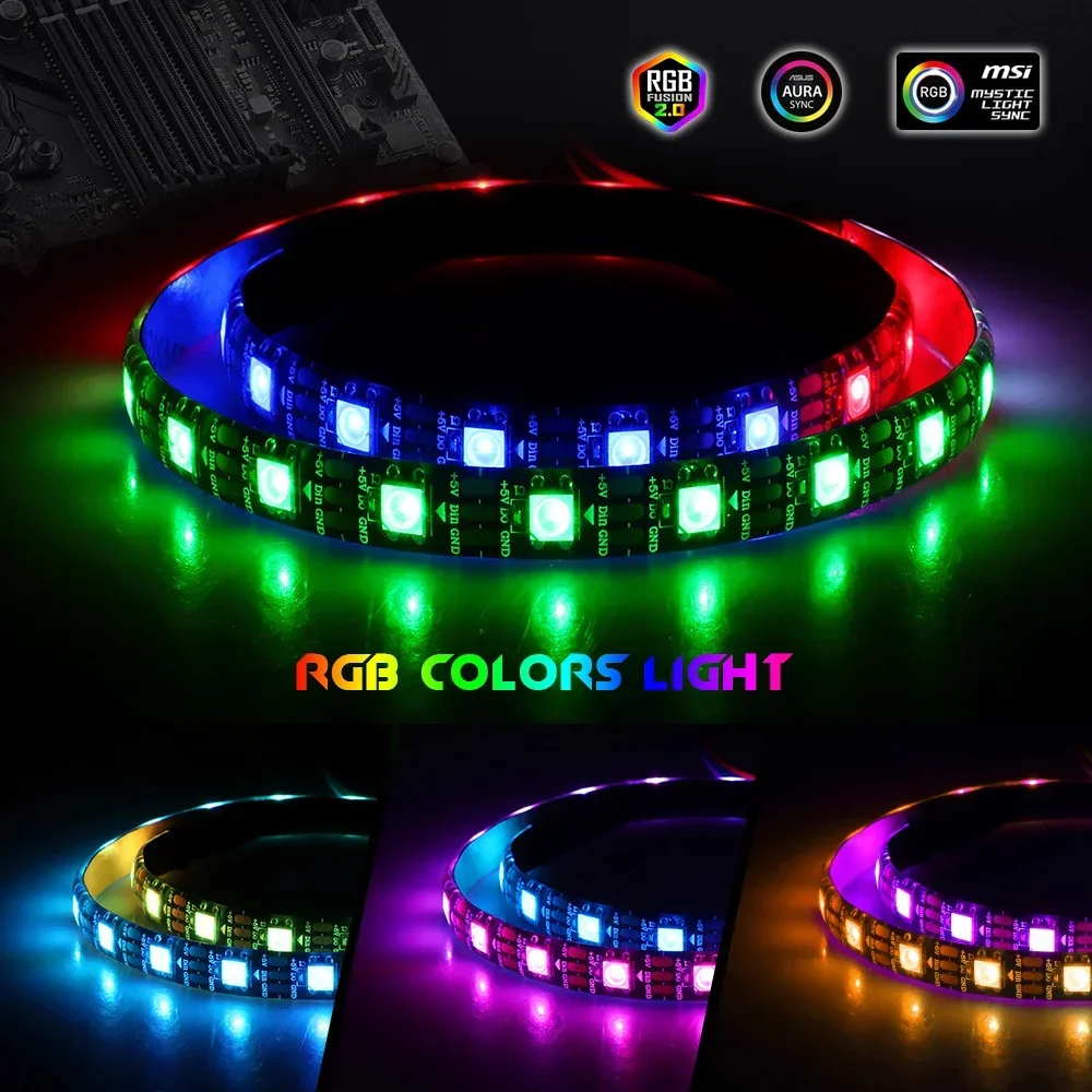 ไฟ LED แบบแถบสำหรับคอมพิวเตอร์ - Decor Lighting Address บทวิจารณ์และราคา