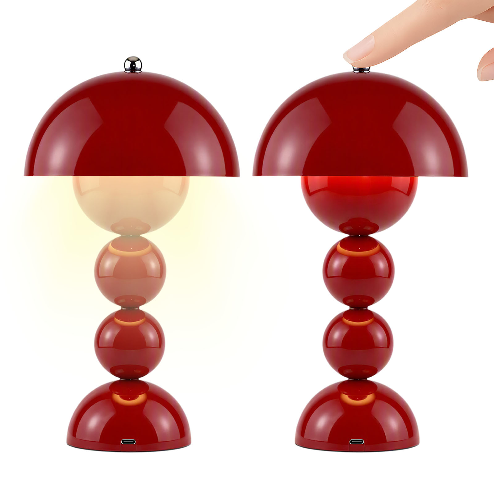 โคมไฟตั้งโต๊ะ LED รูปเห็ด USB  - Mushroom Table Lamp บทวิจารณ์และราคา