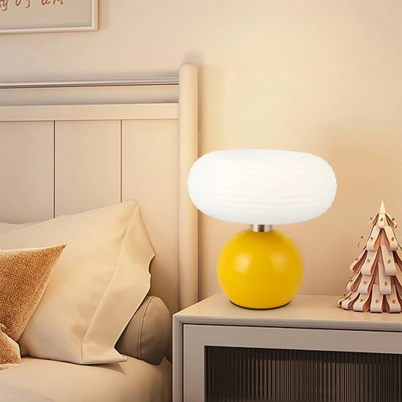 โคมไฟตั้งโต๊ะแบบชาร์จไฟได้สวิต - Mushroom Table Lamp บทวิจารณ์และราคา