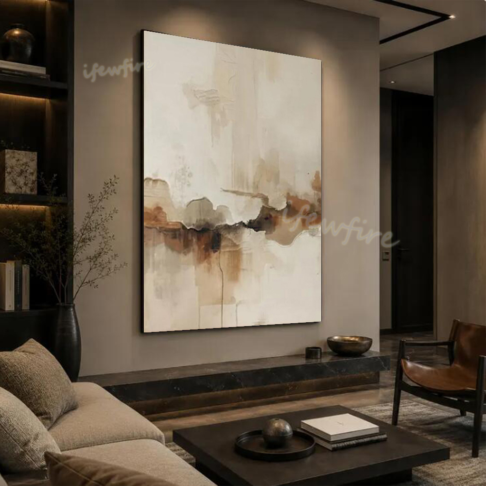 ภาพวาดสีน้ำมันแนวโมเดิร์นแบบนา - Lighting Decoration On Wall บทวิจารณ์และราคา