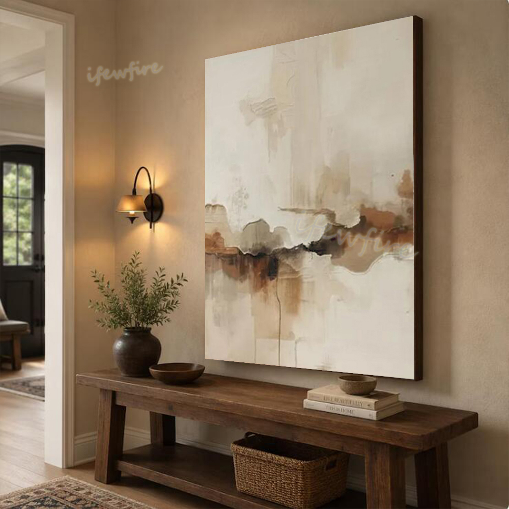 ภาพวาดสีน้ำมันแนวโมเดิร์นแบบนา - Lighting Decoration On Wall บทวิจารณ์และราคา