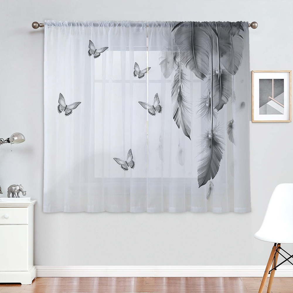 ผ้าม่านโปร่งพิมพ์ลายดิจิตอล 2  - Fairy Light Curtain บทวิจารณ์และราคา