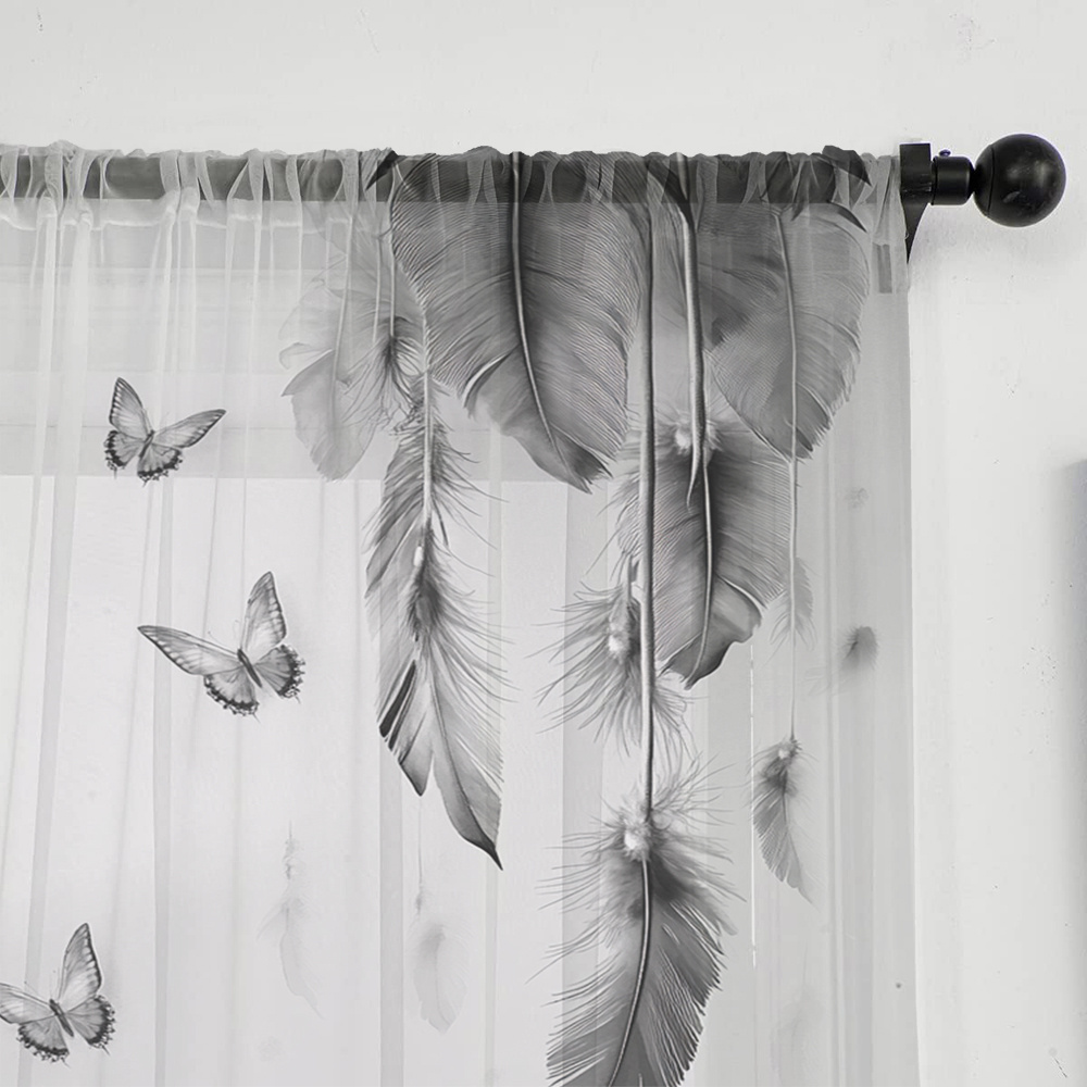 ผ้าม่านโปร่งพิมพ์ลายดิจิตอล 2  - Fairy Light Curtain บทวิจารณ์และราคา