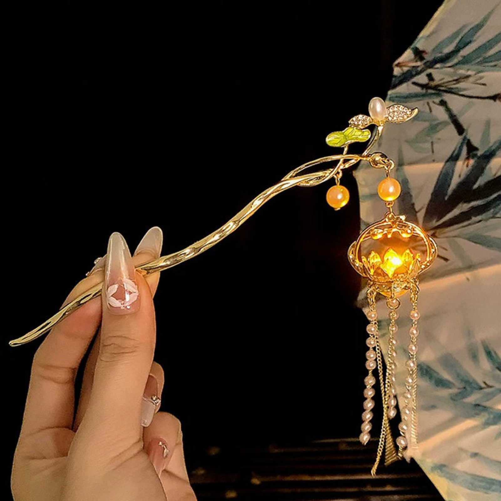 Luminous ดอกไม้ Hairpin สําหรั - Vintage Lighting Decor บทวิจารณ์และราคา