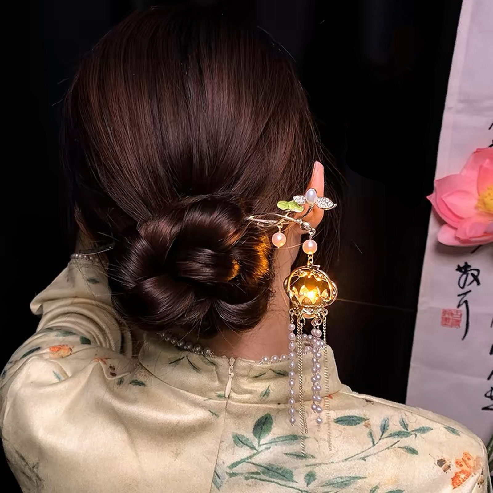Luminous ดอกไม้ Hairpin สําหรั - Vintage Lighting Decor บทวิจารณ์และราคา