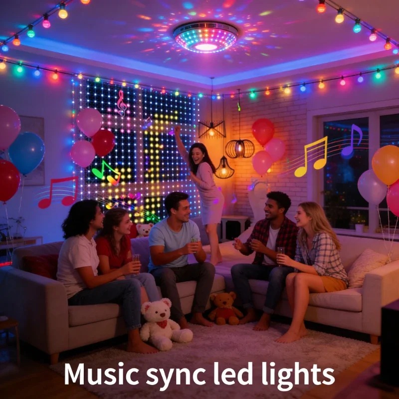 ไฟม่าน LED ควบคุมผ่านแอปพลิเคช - Fairy Light Curtain บทวิจารณ์และราคา