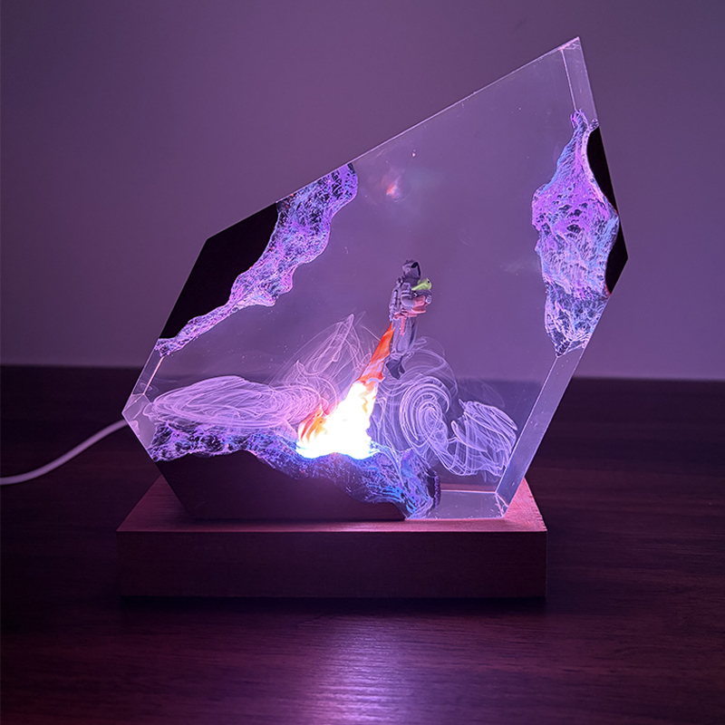 โคมไฟตั้งโต๊ะเรซิ่นรูปทรงอนิเม - Lighting Decoration For Wedding บทวิจารณ์และราคา