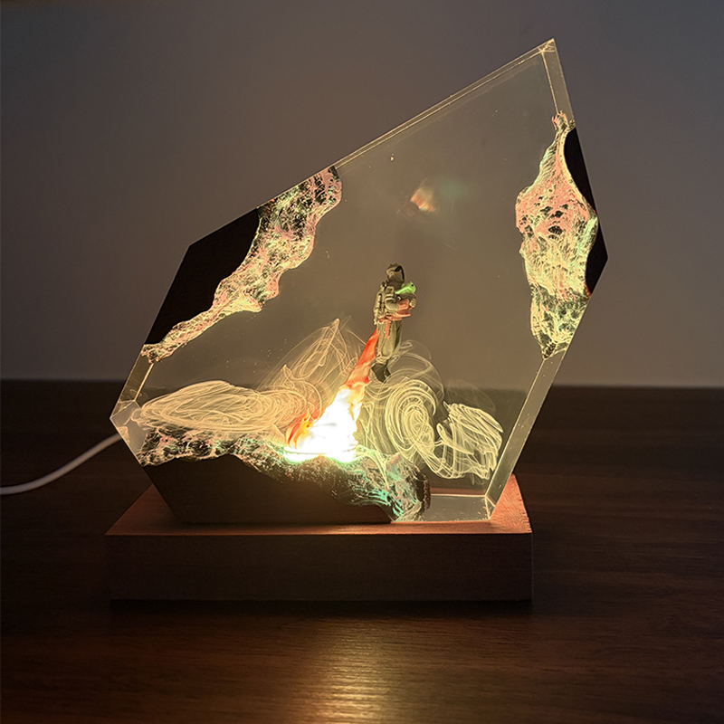 โคมไฟตั้งโต๊ะเรซิ่นรูปทรงอนิเม - Lighting Decoration For Wedding บทวิจารณ์และราคา