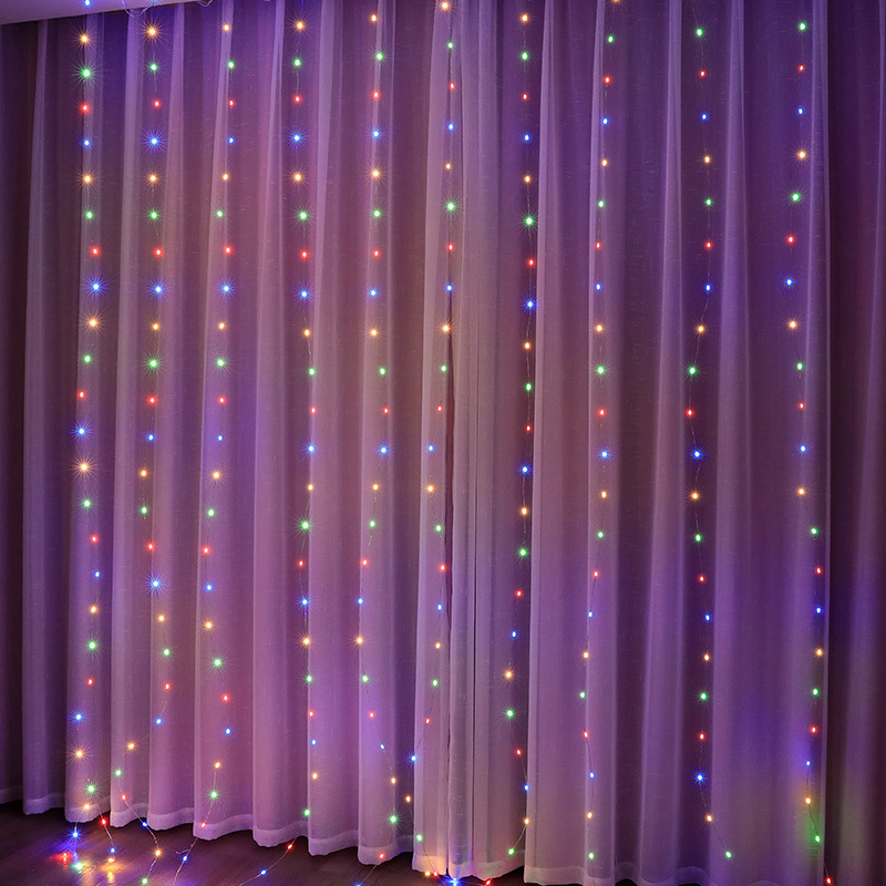 3/4/6m ผ้าม่านไฟ LED String Ga - Fairy Light Curtain บทวิจารณ์และราคา
