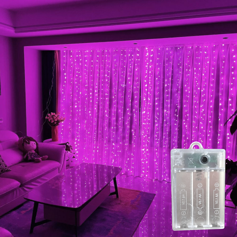 ไฟประดับ LED แบบสาย 8 โหมด สำห - Fairy Light Curtain บทวิจารณ์และราคา