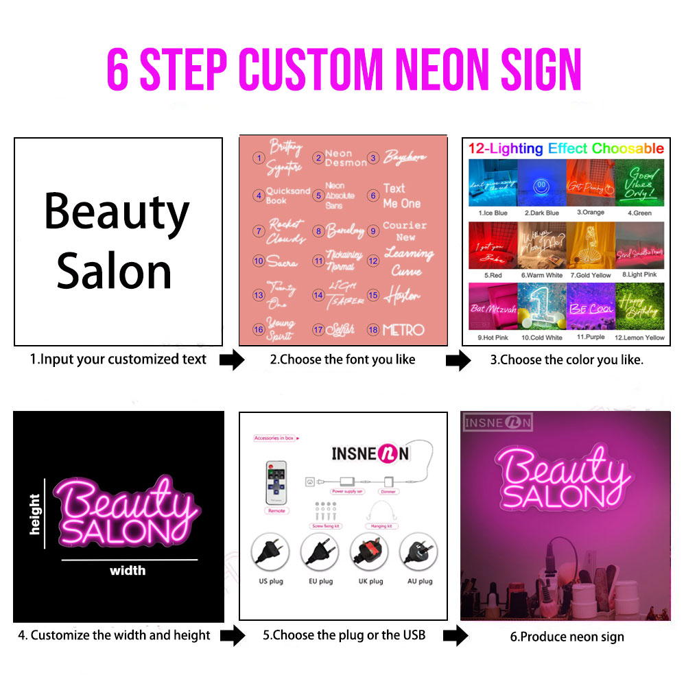 ป้ายไฟนีออน LED แบบกำหนดเอง ไฟ - Neon Sign Custom Led บทวิจารณ์และราคา