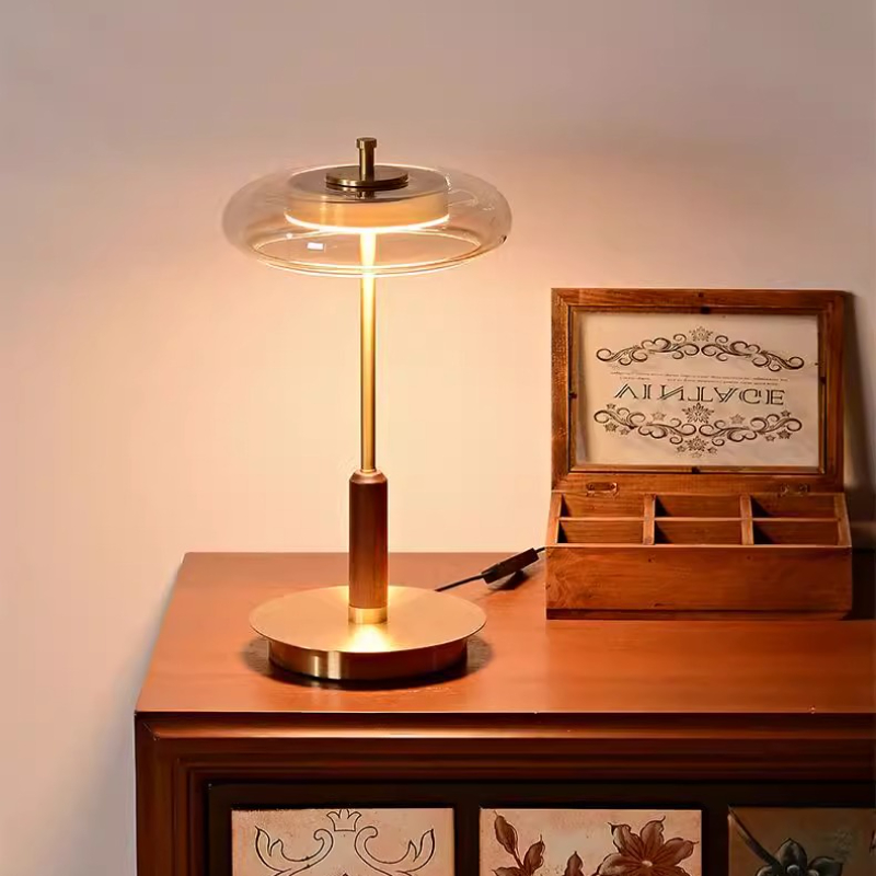 โคมไฟตั้งโต๊ะ LED 12W ทองแดง ป - Mushroom Table Lamp บทวิจารณ์และราคา