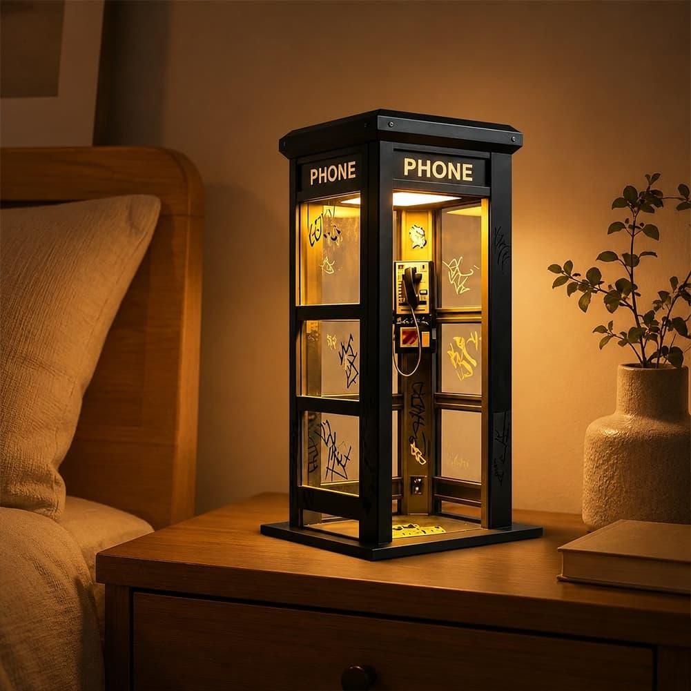 โคมไฟตั้งโต๊ะรูปตู้โทรศัพท์ลอน - Vintage Lighting Decor บทวิจารณ์และราคา