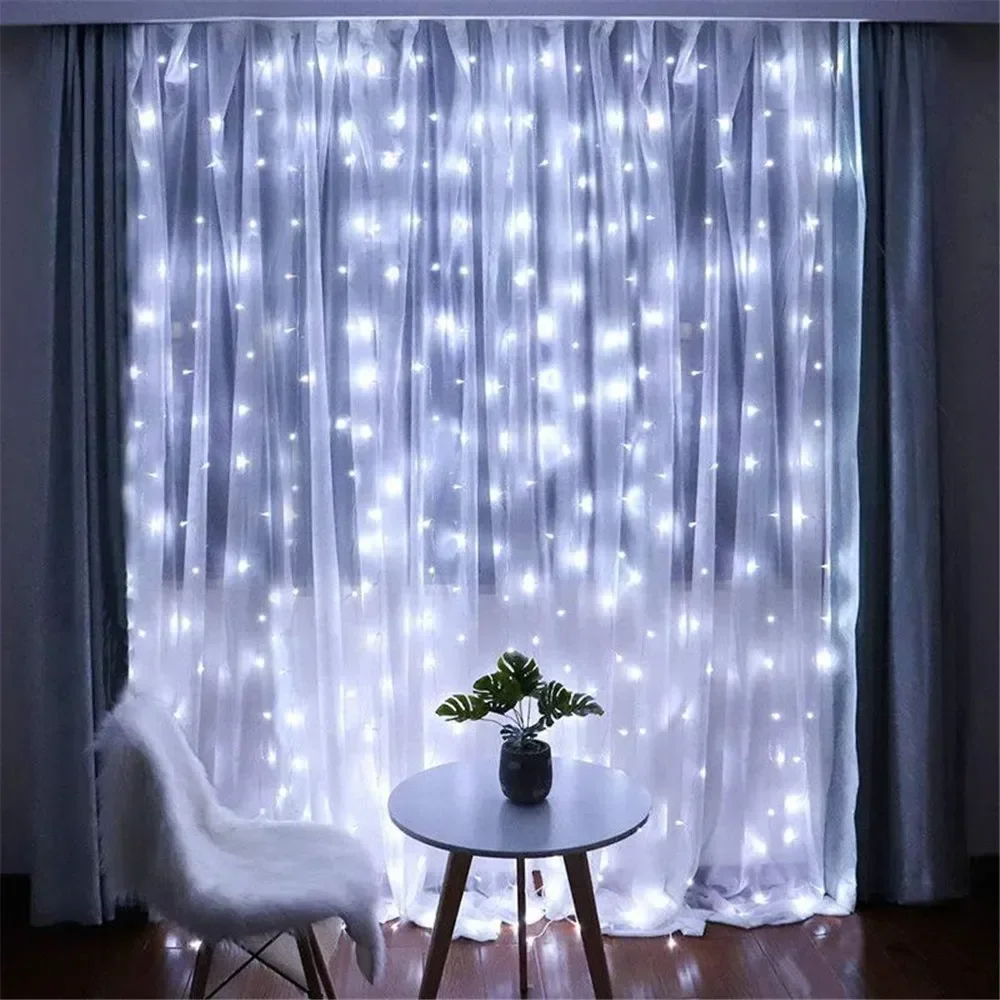 ไฟ LED แบบม่าน USB 3/6 เมตร 8  - Fairy Light Curtain บทวิจารณ์และราคา