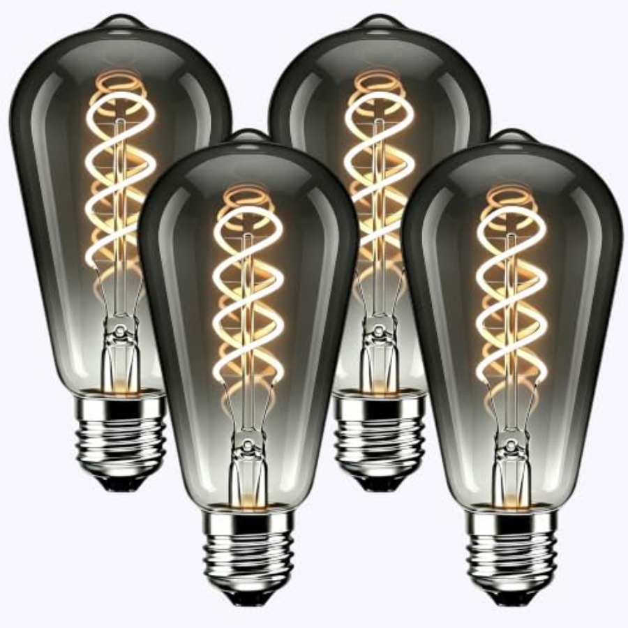 4 แพ็ค ST64 หลอดไฟ LED เอดิสัน - Vintage Lighting Decor บทวิจารณ์และราคา