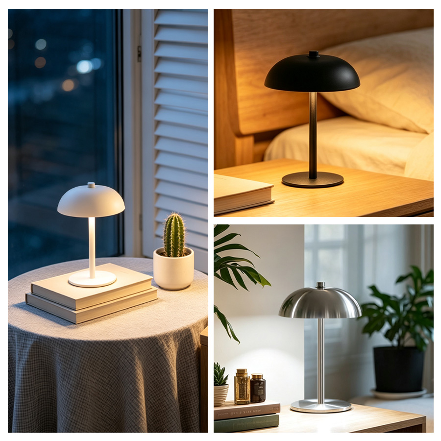 โคมไฟตั้งโต๊ะ LED รูปทรงเห็ด 5 - Mushroom Table Lamp บทวิจารณ์และราคา