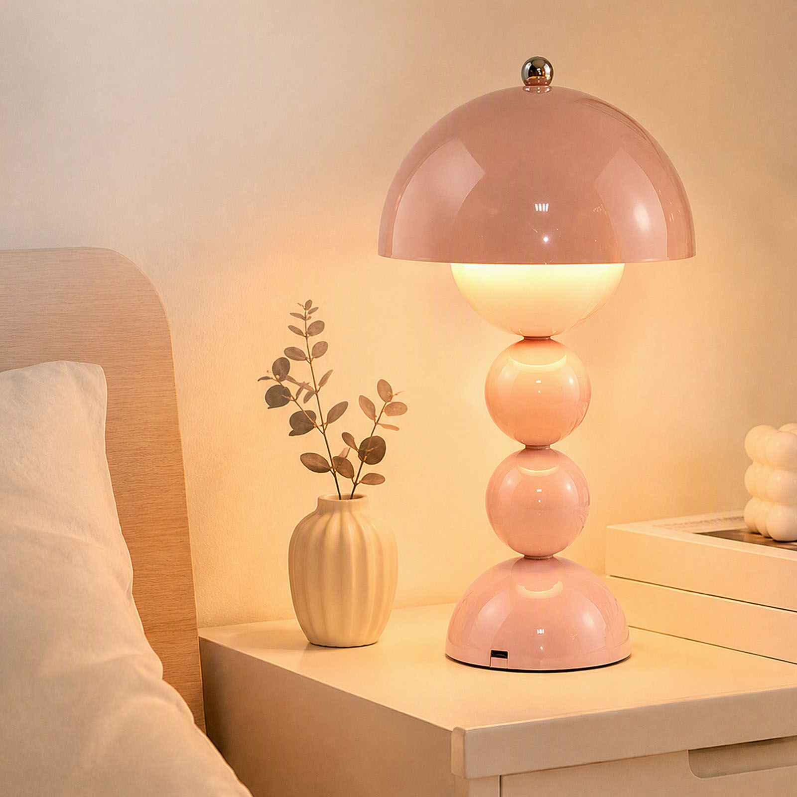 โคมไฟตั้งโต๊ะรูปเห็ดสไตล์วินเท - Mushroom Table Lamp บทวิจารณ์และราคา